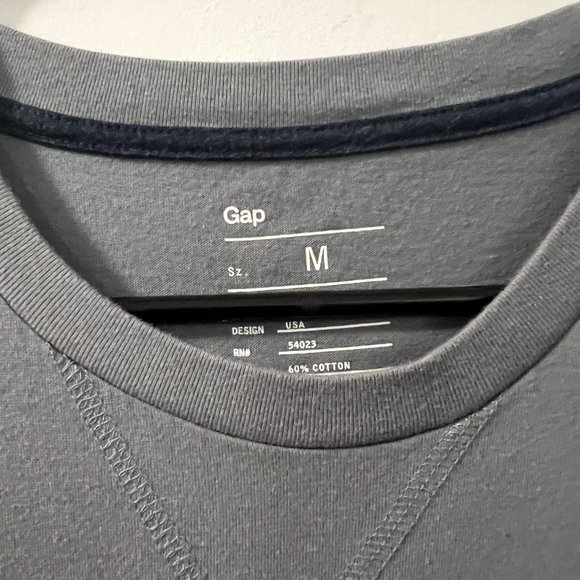 Long-sleeved Blue & Gray Shirt - Picture 2 of 3